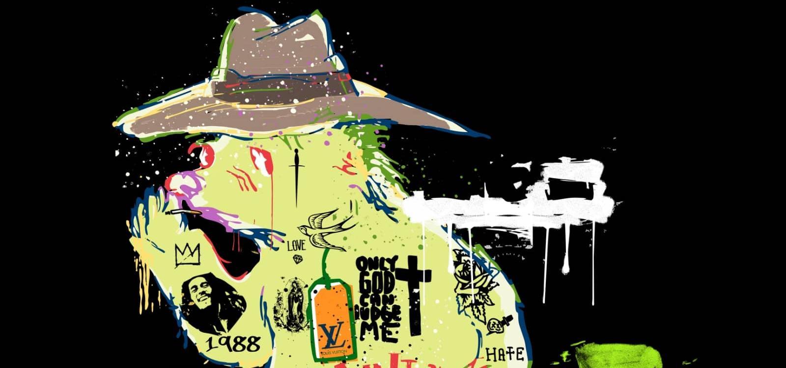 Baddington, digital drawing by Artgoon (2026)