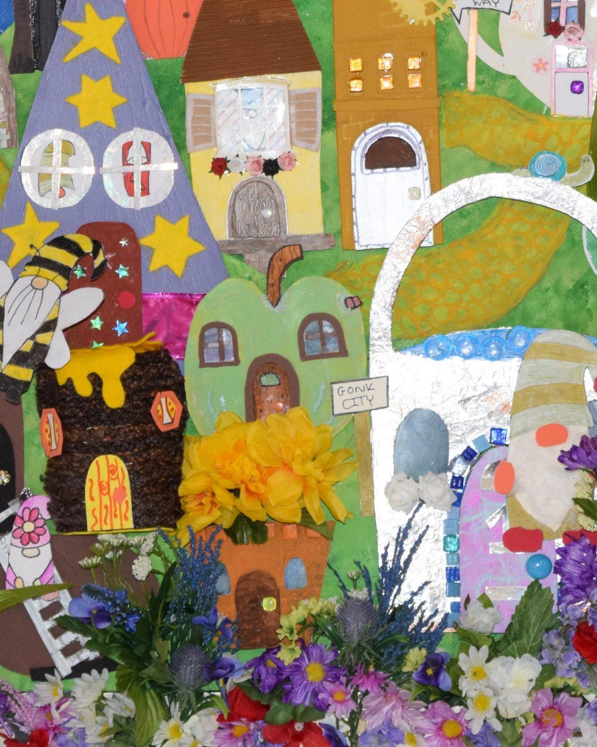 Detail from Gonk City by Miriam