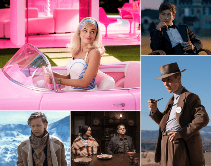 Collage of film stills