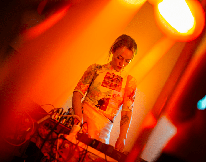 Aja Ireland live set at the first Sonic Sculptures installation