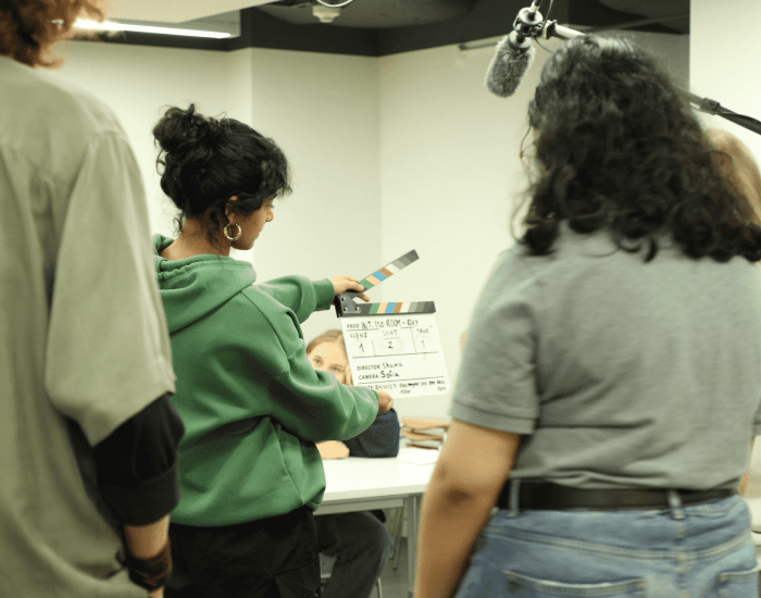 BFI Film Academy Short Course alumni making their film